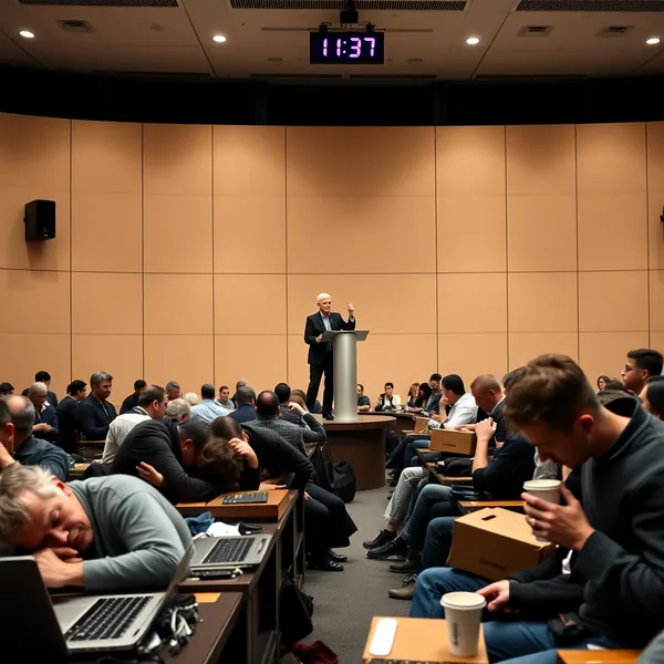 Apple CEO Tim Cook presents during the company's ongoing product launch event, which entered its third day with no scheduled conclusion.