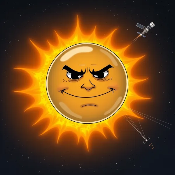 NASA scientists at the Chandra X-ray Observatory control room analyze the first clear image of star HD 61005 actively blowing a bubble of hot gas to block the telescope's view.