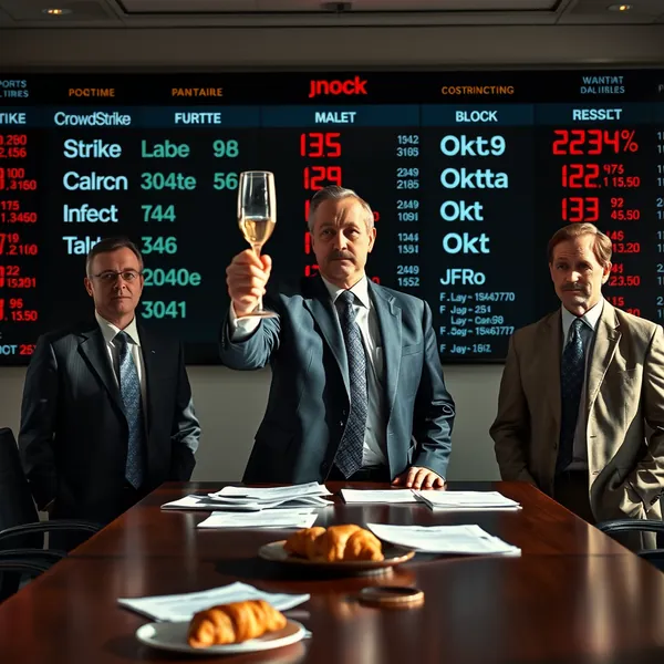 Anthropic executives monitor cybersecurity stock declines following the Claude Code Security announcement, interpreting market panic as a positive performance metric.