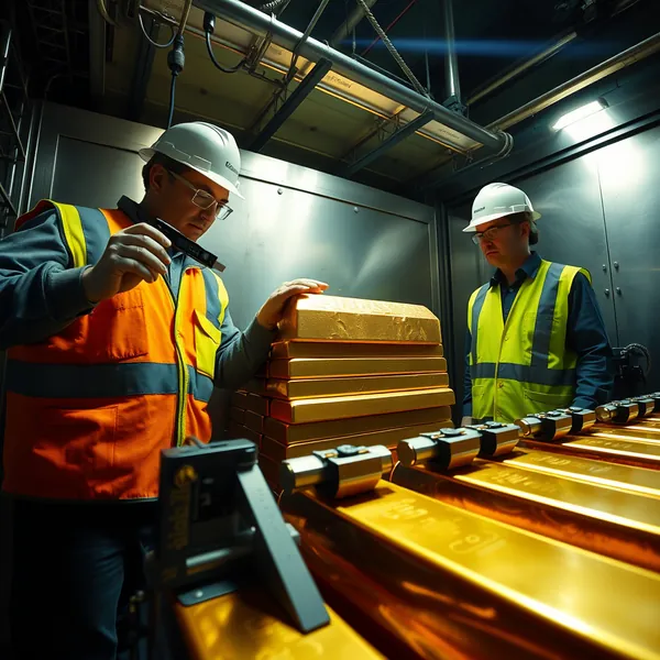 Federal Reserve engineers assess warping in gold bullion stacks following strong employment data that officials say has induced physical stress on the vault’s structure.