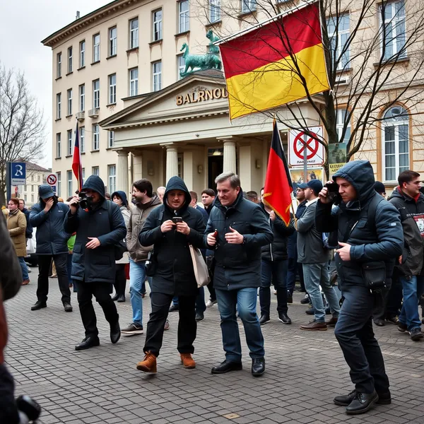 A scene representing the current state of News And Current Affairs From Germany And Around The World.