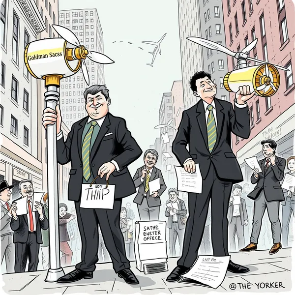 Homeland Security Secretary Markwayne Mullin announces the Wind Integrity Initiative as Special Envoy Kristi Noem demonstrates a calibrated anemometer in the Capitol rotunda.