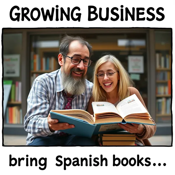 A scene representing the current state of Growing Business Get Creative To Bring Spanish Books Stateside.