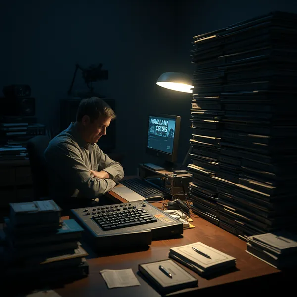 A scene representing the current state of US Department Of Homeland Security To Go Into Shutdown Due To Funding.