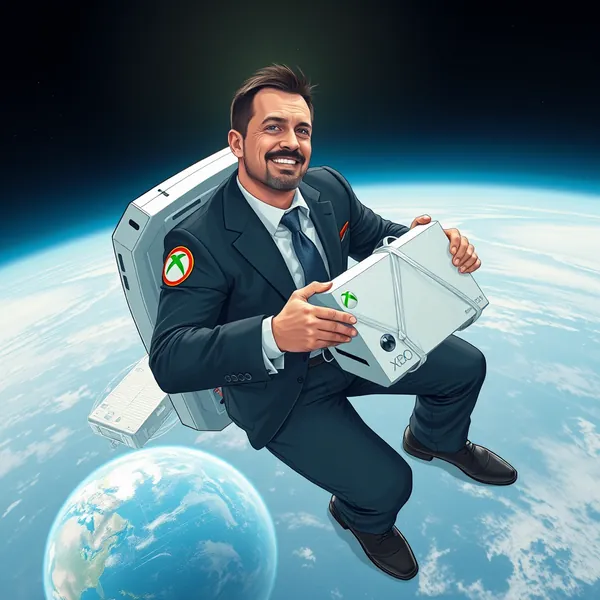 Xbox CCO Matt Booty presents the division's hardware sustainability model to Microsoft Gaming leadership during a quarterly review at the company's Redmond headquarters.