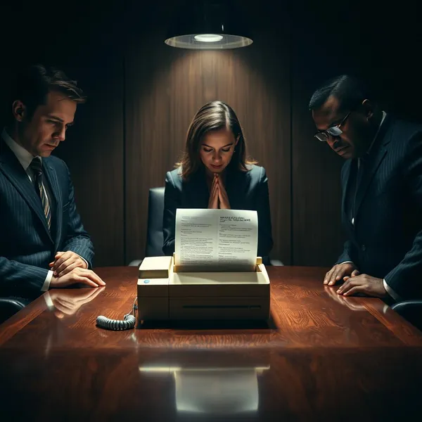 Analysts at Strategy Capital consult their primary market oracle—a temperamental fax machine—for guidance as Bitcoin flirts with the $70,000 level.