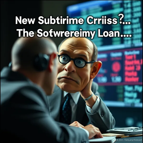 A scene representing the current state of New 'subprime Crisis' US Private Equity's 'software Industry Loan Exposure' Larger Than.