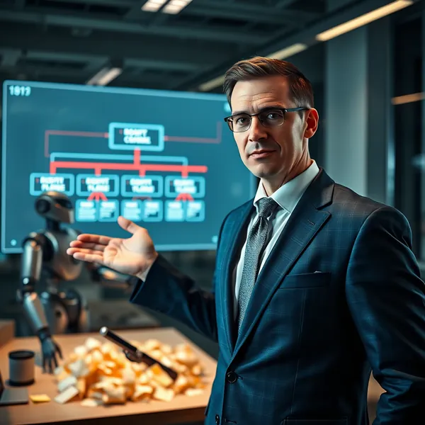 OpenAI's newly appointed Agent Dysfunction Lead Peter Steinberger leads a marathon strategy session to optimize AI conflict resolution protocols. The meeting entered its seventh hour after scheduling agents couldn't agree on an end time.