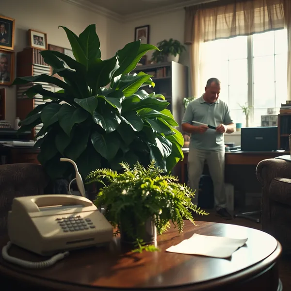 Podcast host Rebecca Everett takes refuge during an unplanned interview with Gary Henderson, who emerged from a hall closet during a recording session for her true-crime series.
