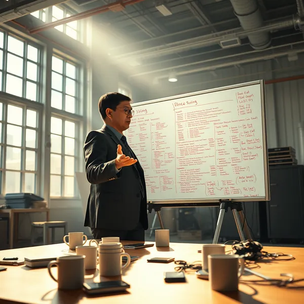 Samsung executive Kang Min-seok demonstrates the Galaxy S26's AI capabilities in a Seoul demo lab where prototype devices automatically summon transportation based on users' unconscious biometric signals.