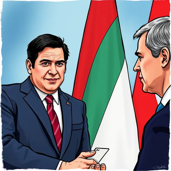 A scene representing the current state of Rubio's Trip To Eastern Europe Strengthening Ties.