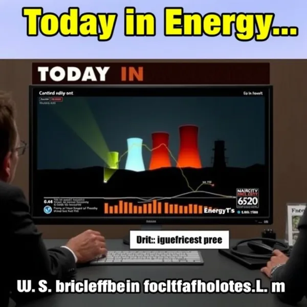 A scene representing the current state of Energy Stocks And Industry News Oil Gas Solar Coal And Nuclear Energy.