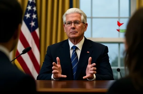 Treasury Secretary Scott Bessent reviews a meteorological report from a dedicated fax machine, which he has cited as a primary economic indicator.