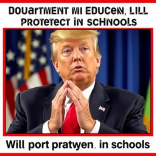 A scene representing the current state of Trump Has Chipped Away At The Long Standing Wall Between Church And.