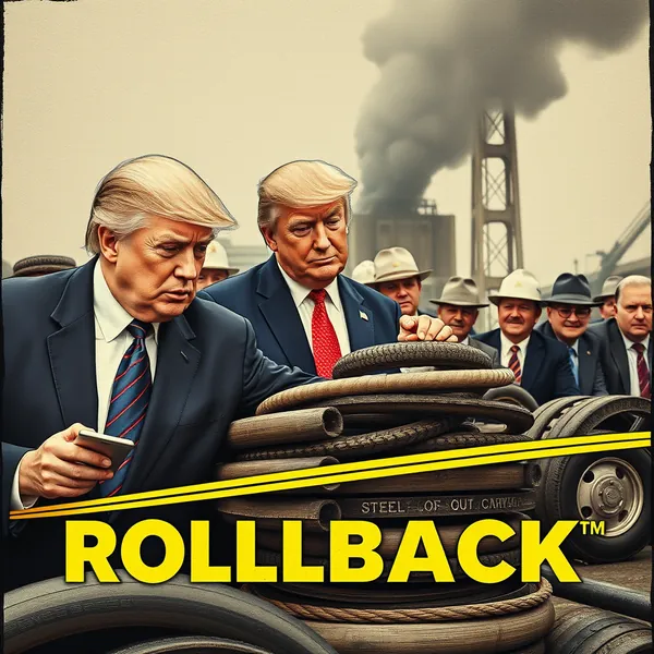 A scene representing the current state of Trump's Potential Steel Aluminum Rollback Would Be Latest Tariff Reversal Amid Broader.