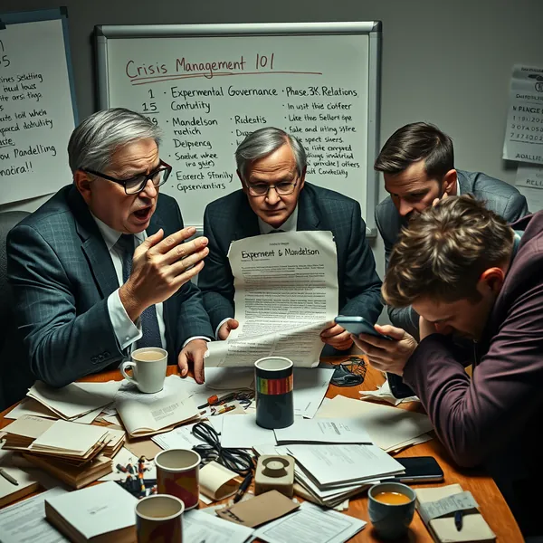 A scene representing the current state of Democrats Ask Mandelson To Cooperate With Jeffrey Epstein Probe.