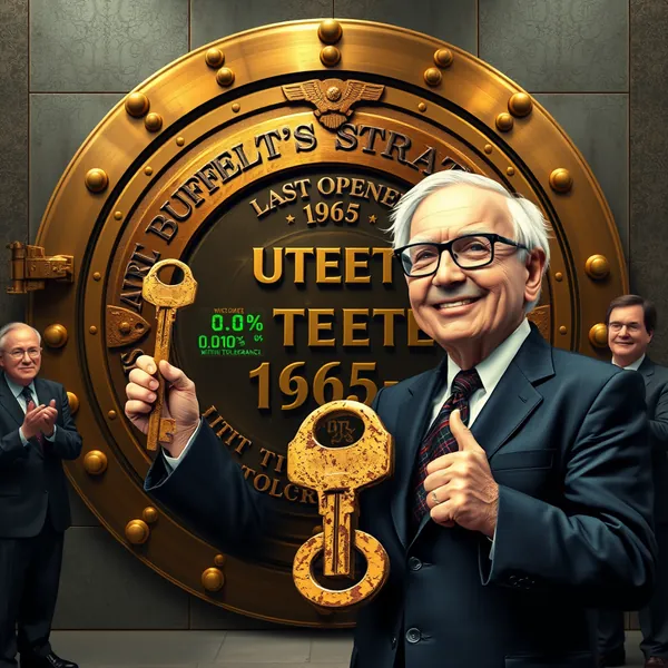 Berkshire Hathaway CEO Greg Abel presents the firm's performance under a new stability metric to the board of directors in Omaha, Nebraska.