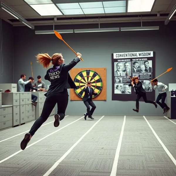 Analysts participate in the Javelin Toss of Hot Takes, a key event for boosting Composite Momentum Scores.