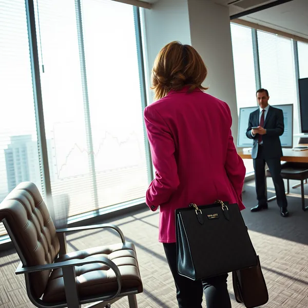 Jill Zarin gathers her belongings after a meeting at Blink49 Studios where executives informed her of her termination from the 'Real Housewives' revival series.